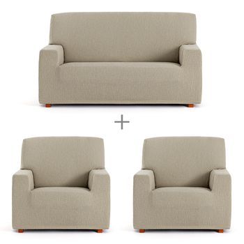 Fundas De Sofa Mod/7 Elastica Troya 3-1-1 Pl. C/11