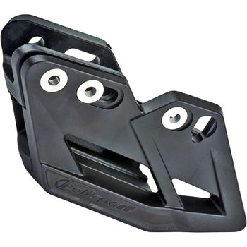 Protector cadena transmisión final Husqvarna TE 125 2T guía Polisport negro