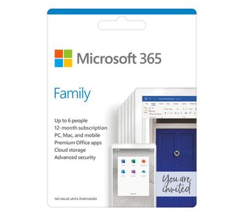 MICROSOFT Office 365 Family - 1 year for 6 users