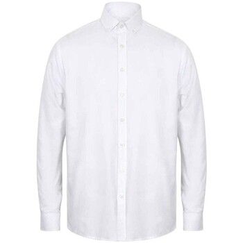 Henbury Camisa manga larga dern para hombre