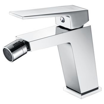 Grifo Monomando Bidet Cromo Cuerpo Latón Y Zama Con Cartucho Cerámico 35 Mm