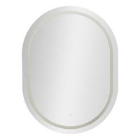 espejo de pared con luz led 60x35x80 cm