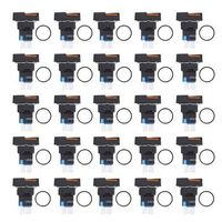 interruptores de boton 24v amarillos kits 16mm lote 25