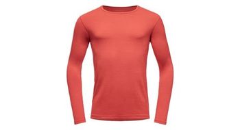 Camiseta de manga larga devold breeze merino 150 azul  hombre