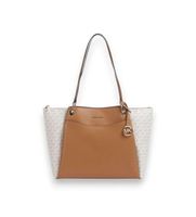 michael kors para mujer 30t6gx5t7b bolso tote may grande beige marron osfa casual piel