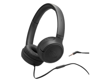 Auriculares - JBL Tune 530, Diadema, Cable, Pure Bass, Plegable, Negro