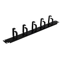 aiten data organizador de cables metalico 1u sin tapa negro