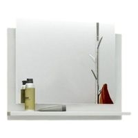 espejo para bano de la coleccion owlravenbird color blanco