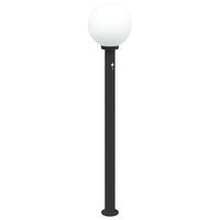 baliza luminosa con sensor de 120 cm color negro ip44 vidaxl
