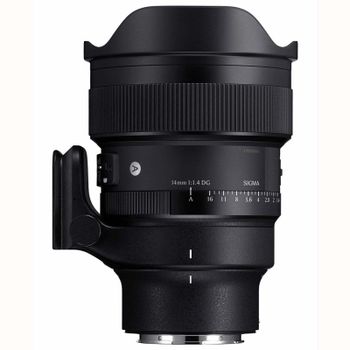 Objetivo Sigma Art 14 mm F1.4 Ultra ancho Montura Sony E Negro