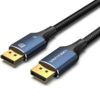cable displayport vention hce 8k 2 m azul trenzado hdr g-sync freesync
