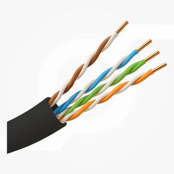 Cable Utp Categoría 5e Hikvision Ds-1ln5eo-uu/e