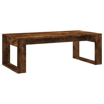 Mesa De Centro，mesa Auxiliar，mesita De Centro Madera De Ingeniería Roble Ahumado 102x50x35 Cm