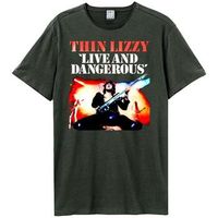 amplified clothing camiseta manga larga live and dangerous para mujer