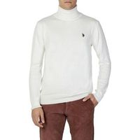 us polo assn jersey pull us polo assn col montant blanc para hombre