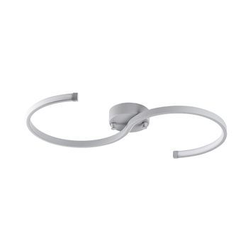 Lámpara De Techo Es-13585 Gris Metal 25x51x5 Cm
