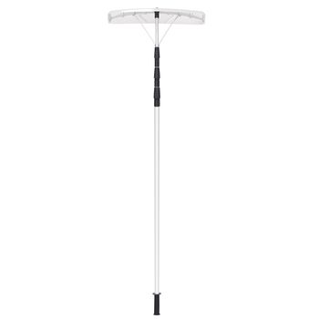 Costway Rastrillo de Nieve para Techo Telescópico Ajustable de 190 cm a 630 cm Pala de Nieve para Techo para Casa Jardín Parque Herramienta