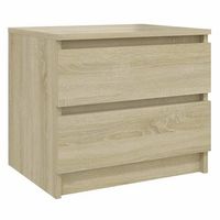 mesita de noche mesilla de noche - madera contrachapada roble sonoma 50x39x435 cm mc8117