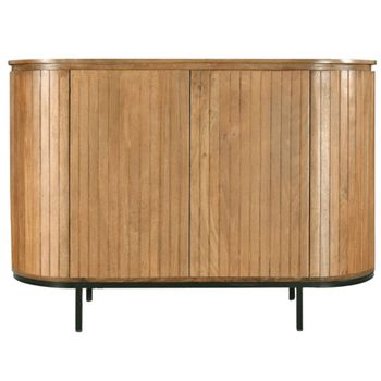 Aparador de madera maciza de 115 cm