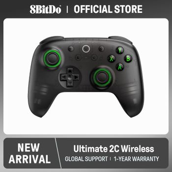 8BitDo - Controlador de Juegos Inalámbrico Ultimate 2C para PC, Windows 10, 11, Steam Deck, Raspberry Pi, Android
