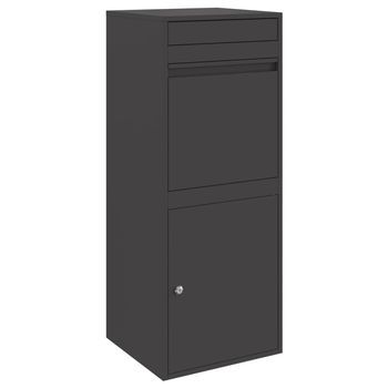 Caja De Entrega De Paquetes Negro 41 X 38 X 103 Cm Acero Vidaxl