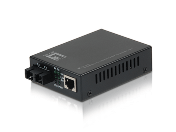 CONVERSOR FIBRA OPTICA LEVEL ONE 10/100TX A 100BASE-FX SC (40km)