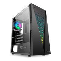 abysm gaming danube kolpa argb caja pc atx cristal templado usb 30 negro