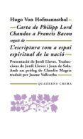 carta de philipp lord chandos a francis bacon l escriptura com a espa