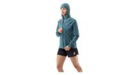 compressport tempest chaqueta impermeable azul mujer