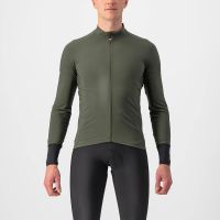 castelli flight jersey air - s - military green