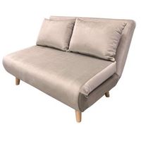 sillon cama 2 plazas nordic duo en color beige 118x183 cm