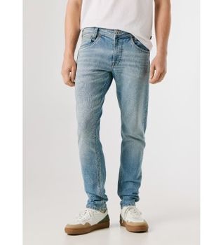 Pepe Jeans para hombre. PM20739153VT Jeans Tapered Spike azul (32/32), Casual, Algodón, Denim