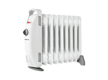 REACONDICIONADO Seminuevo Muy bueno Radiador de aceite - Taurus MASAI 1000, 1000 W, 3 intensidades calor, 9 elementos, Blanco
