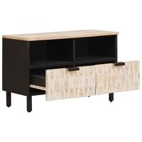 mueble de tv  mueble de salon  gabinete de tv con cajon acabado de lavado 70 x 33 x 46 cm