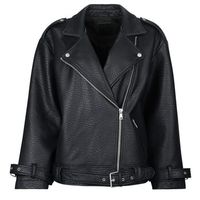 only cazadora de cuero onlsoft faux leather ovs biker para mujer