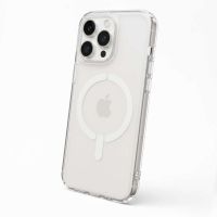 funda transparente antiyellow compatible con magsafe para iphone 16 pro max