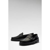 guess mocasines fmpros lea14 rossio-black para hombre