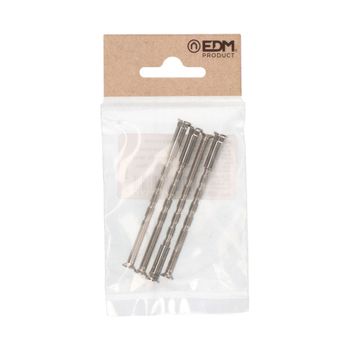 Tornillo pasante multicorte EDM TRN02 Acero M4 x 75 mm (4 Unidades)