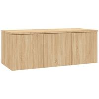 mueble tv  mueble de salon  armario tv madera contrachapada color roble 80x34x30 cm