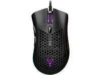 raton gaming - isy igm-4500-bk cable iluminacion led rgb 7200 ppp negro