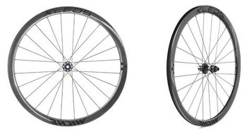 Par de ruedas miche kleos dx 36 36 tubeless 700 disc   12x100mm   12x142mm   centerlock