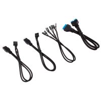 corsair kit de extension del panel frontal delantero 30cm negro