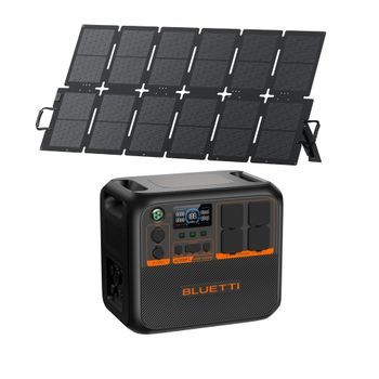 Kit Estación De Energía Bluetti Ac200pl + Panel Solar 220 W, 2304 Wh