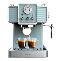 cafetera cecotec vintage espresso 20 tradizionale light blue