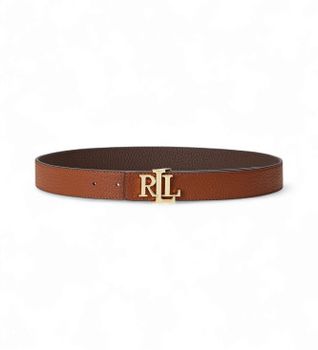 Lauren Ralph Lauren para mujer. 412912039002 Cinturón reversible de piel marrón (XL), Casual