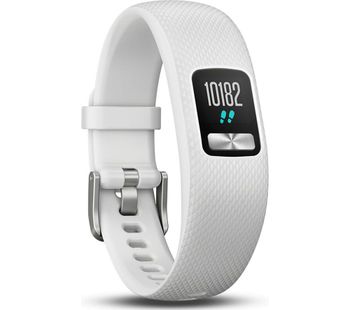 GARMIN Vivofit 4 Fitness Tracker - White, Small/Medium, White