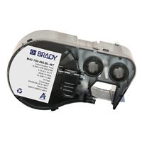 brady m4c-750-595-bl-wt cinta vinilica blanca sobre azul 1905 mm x 762 m original