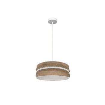 Colgante Natalia 1xe27 Blanco/saco-blanco Regx40x40 Cm