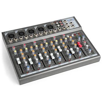 Mezclador de audio Vonyx VMM-F701 7 canales efecto eco reproductor USB