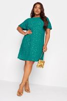 luxe vestido joya verde mar mujer curvy y tallas grandes luxe ultimate embellishment